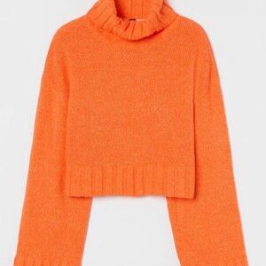 H&M Divided - Bright Orange turtleneck Sweater